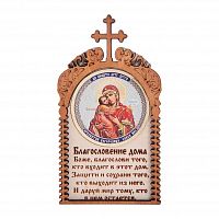 Магнит с ликом Владимирской Божьей Матери во Советском